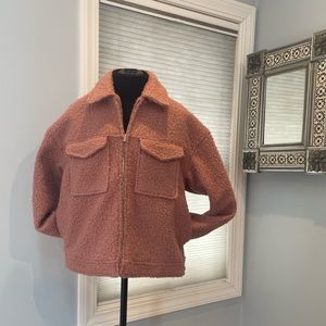 Urban Outfitters Sherpa bomber jacket